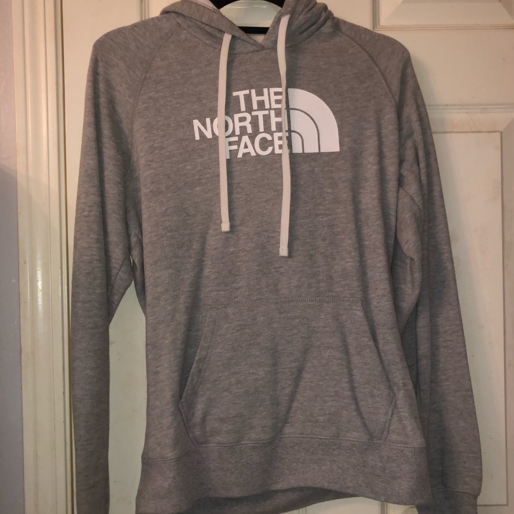 north face grey sweatshirt